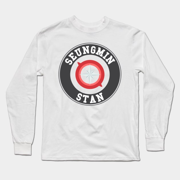 Stray kids SKZ Seungmin stan Long Sleeve T-Shirt by Oricca